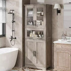 Armoire haute classique, couleur rétro, à une seule rangée, résistante à l'humidité et à la déformation, adaptée aux salons et aux chambres à coucher.