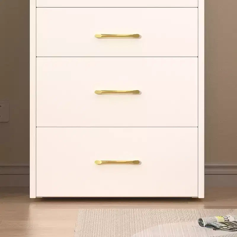 Coiffeuse Okak 3-EN-1 avec miroir rabattable, Coiffeuse compacte avec 3 tiroirs et tabouret rembourré, Table de maquillage pour chambre à coucher, salon, blanc