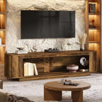Meuble TV Lantine 70.9", console multimédia pour téléviseurs 65/70/75/80 pouces, meuble de télévision pour salon