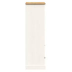 vidaXL Étagère à Livres de Rangement 2 Niveaux avec Tiroirs VIGO Bois Massif de Pin