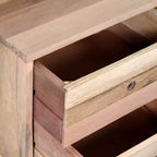 vidaXL Table de chevet en bois de récupération massif