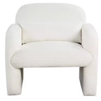 Costway Lot de 2 fauteuils d'appoint modernes en fausse fourrure avec coussin lombaire