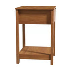 Galano - Ensemble de 2 tables de chevet avec tiroir et étagère ouverte de rangement - 41,9 cm H x 39,1 cm l x 58,9 cm P