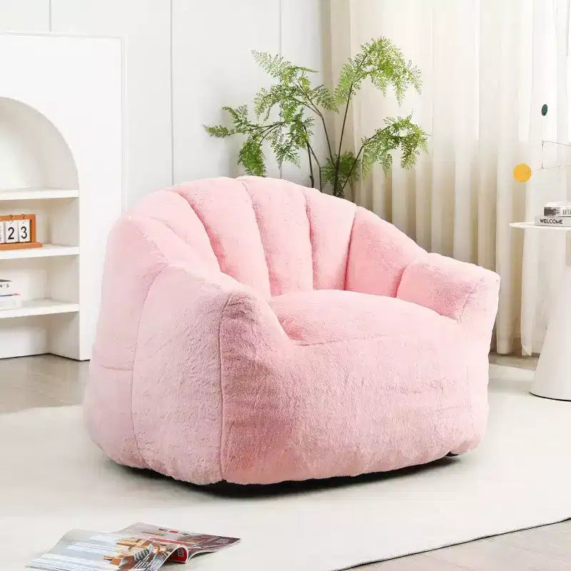 TUYOHW Fauteuil poire avec accoudoirs, chaise longue remplie de mousse à mémoire de forme haute densité, grand canapé paresseux pour adultes salon, housse amovible et lavable