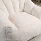 TUYOHW Fauteuil poire avec accoudoirs, chaise longue remplie de mousse à mémoire de forme haute densité, grand canapé paresseux pour adultes salon, housse amovible et lavable