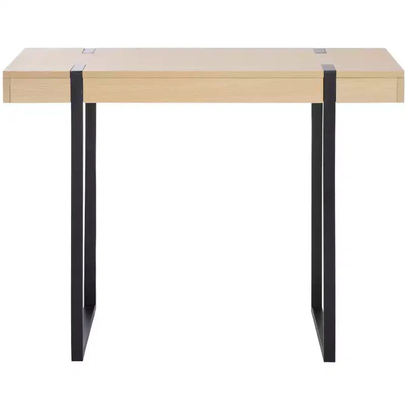 Klausner Console Table - CNS9302A - Sand/Black - Safavieh