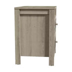 Tables de chevet Galano Modernes à 2 tiroirs avec rangement ouvert 53 cm L 40 cm P 57,6 cm H