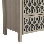 Tables de chevet Galano Modernes à 2 tiroirs avec rangement ouvert 53 cm L 40 cm P 57,6 cm H