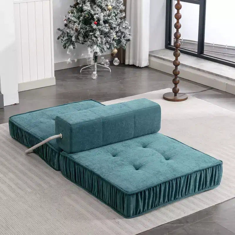 Canapé pliant, canapé-lit et matelas de sol convertibles, lit compact avec dossier amovible