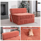 Canapé pliant, canapé-lit et matelas de sol convertibles, lit compact avec dossier amovible