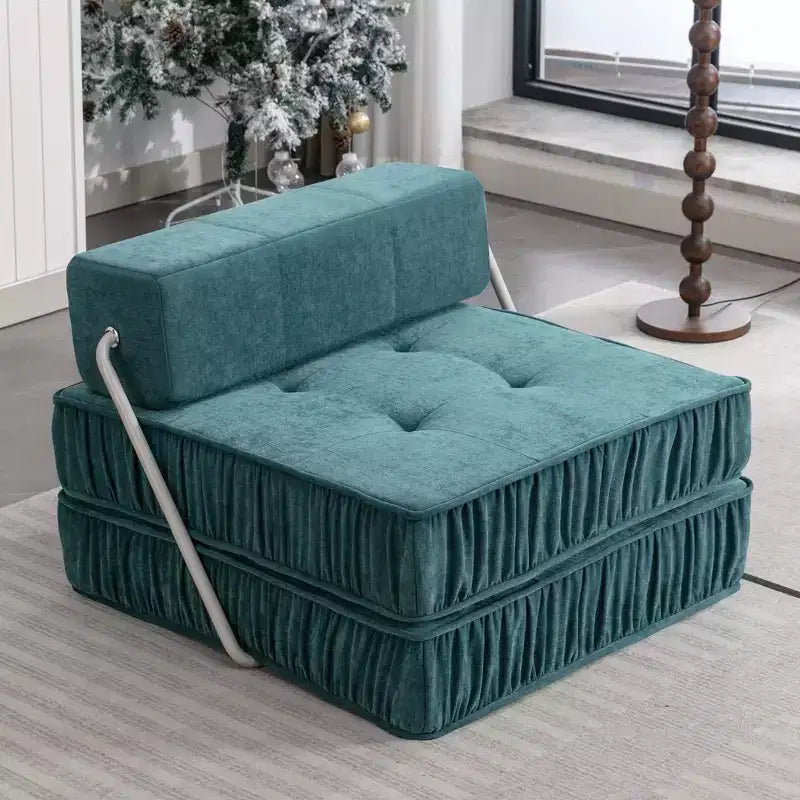 Canapé pliant, canapé-lit et matelas de sol convertibles, lit compact avec dossier amovible
