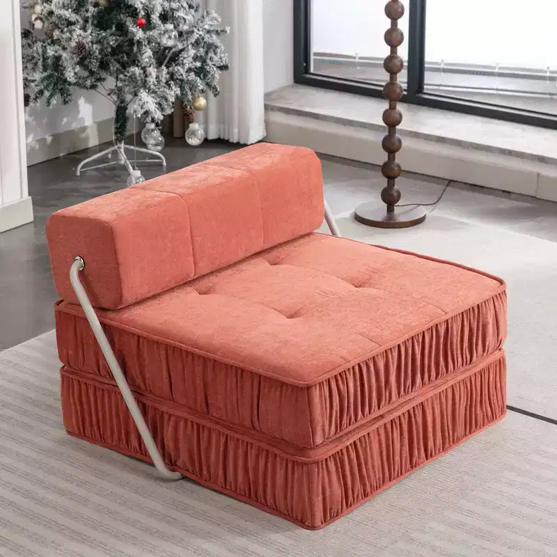 Canapé pliant, canapé-lit et matelas de sol convertibles, lit compact avec dossier amovible