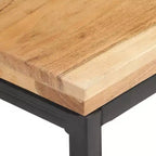 vidaXL Table d'appoint Table de Chevet Table Basse Meuble de Salon Bois Massif