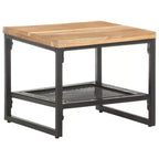 vidaXL Table d'appoint Table de Chevet Table Basse Meuble de Salon Bois Massif