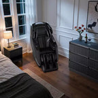 Commode 6 tiroirs KOLIGEY 119 cm de large avec panneaux cannelés ondulés