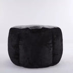 Pouf géant Whisen, canapé en fausse fourrure multicolore, grande méridienne remplie d'éponge déchiquetée, aucun assemblage requis