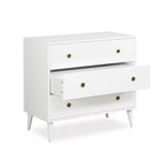Commode de rangement à 3 tiroirs Liora de GDFStudio, style milieu de siècle