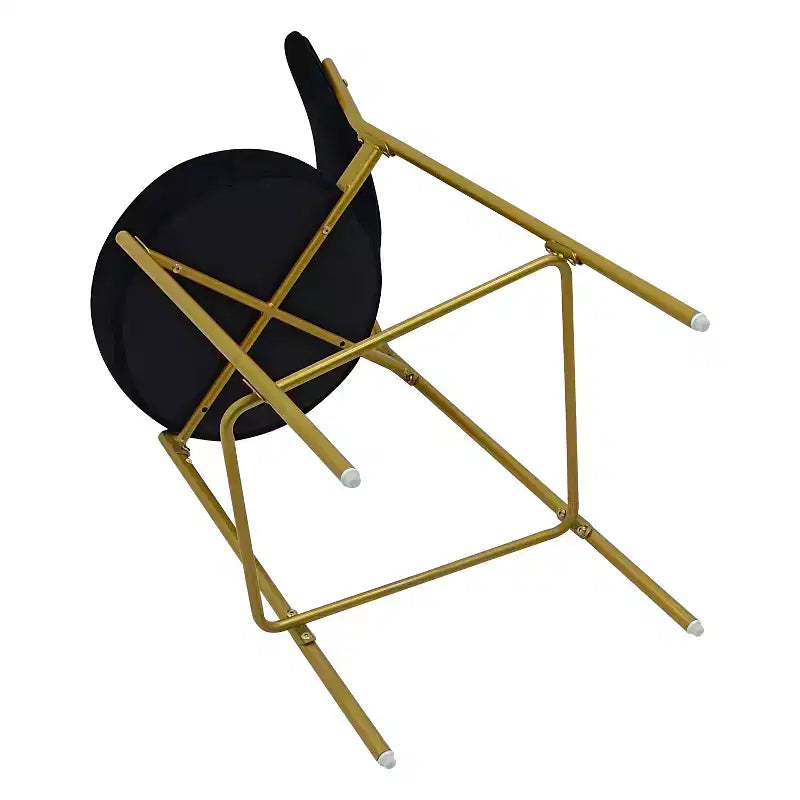 Lot de 2 tabourets de bar en velours TUYOHW, chaises de bar à hauteur de comptoir avec pieds en métal, dossier ovale et repose-pieds, tabourets d'appoint pour îlot de cuisine, bar à domicile