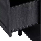 Bureau en L de 60 pouces avec station de charge et tiroir-classeur, bureau d'ordinateur moderne en bois, mobilier de bureau de jeu pour la maison