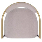Tabouret de comptoir Covelle Arm (lot de 2) - BST6403A - Noir doré/Gris colombe - Safavieh