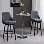 Tabourets de bar modernes, lot de 2 chaises de cuisine pivotantes
