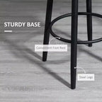 Tabourets de bar modernes, lot de 2 chaises de cuisine pivotantes