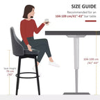 Tabourets de bar modernes, lot de 2 chaises de cuisine pivotantes