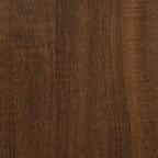 vidaXL Table basse Chêne fumé Bois d'ingénierie Moyen Élégant