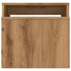 vidaXL Table basse Chêne fumé Bois d'ingénierie Moyen Élégant