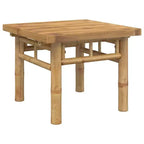 vidaXL Table Basse d'Appoint Salon Chambre Couloir Bureau Meuble Bambou - 43,3 x 21,7 x 13,8