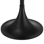 Studio 55D Studio 55 Table d'appoint Mesita 24 Plateau en marbre blanc avec base finition noire