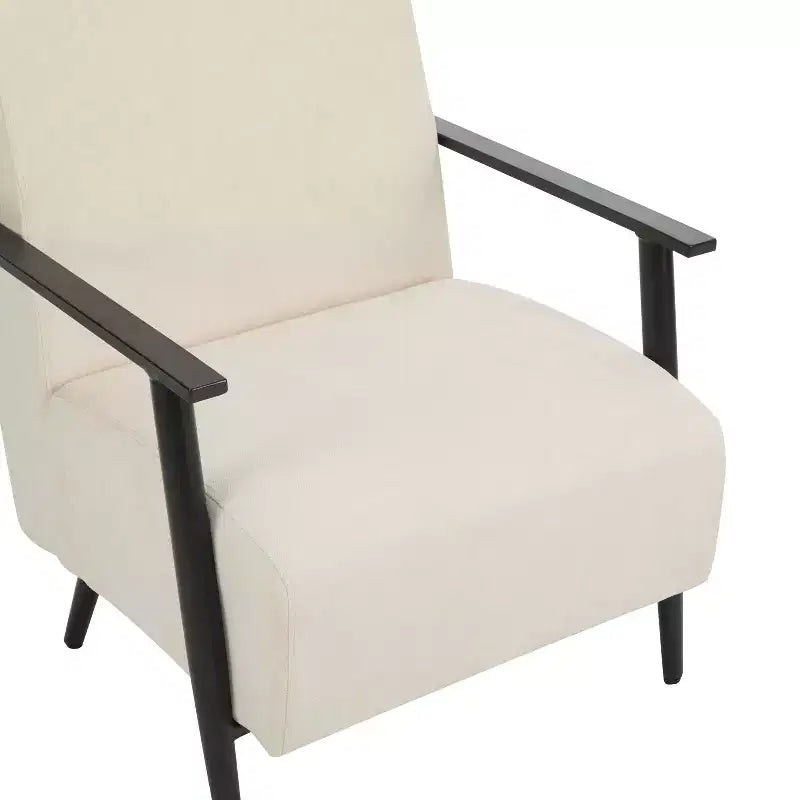 MAYEERTY Lot de 2 chaises longues modernes 67 cm, revêtement en polyester, cadre en métal robuste, coussins confortables, salon, chambre, bureau, gris bleu