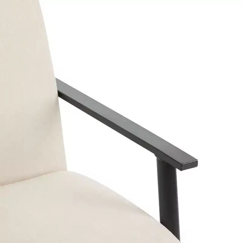 MAYEERTY Lot de 2 chaises longues modernes 67 cm, revêtement en polyester, cadre en métal robuste, coussins confortables, salon, chambre, bureau, gris bleu