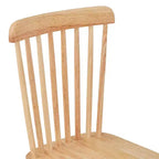 Lot de 4 chaises de salle à manger en bois massif de style campagnard avec dossier haut, chaises d'appoint vintage pour la cuisine, la salle à manger ou le salon-Panipeachy