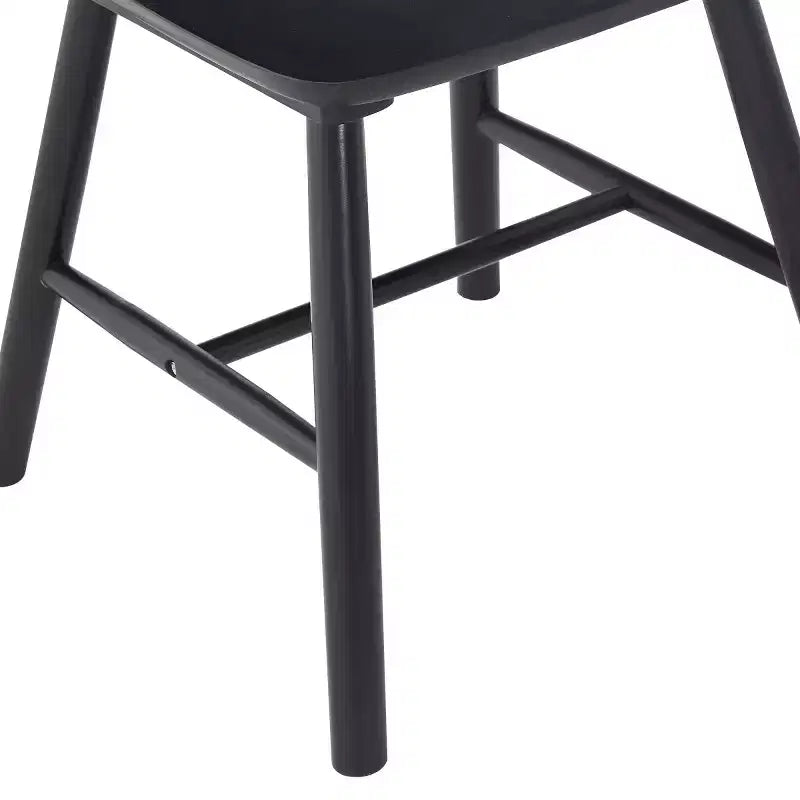 Lot de 4 chaises de salle à manger en bois massif de style campagnard avec dossier haut, chaises d'appoint vintage pour la cuisine, la salle à manger ou le salon-Panipeachy