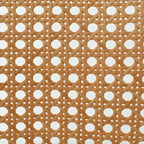 Lot de 2 tabourets de comptoir modernes à dossier en rotin, sièges sans accoudoirs en tissu bouclé avec base en métal, tabourets d'îlot de cuisine, chaises de bar à petit-déjeuner - Panipeachy