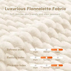 Canapé modulaire moderne en forme de L de 82 po pour salon, tissu flanelle, grand canapé 2 places, canapé sans structure