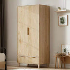Armoire penderie 2 portes 1 tiroir