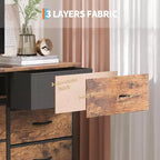 Meuble TV long Acekool à 13 tiroirs avec prise de courant, grand meuble de rangement pour chambre, salon, entrée