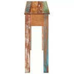 vidaXL Console 110x30x75 cm Bois massif de récupération