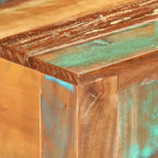 vidaXL Console 110x30x75 cm Bois massif de récupération