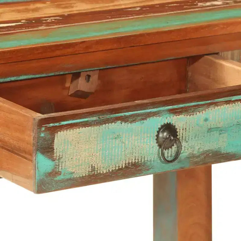 vidaXL Console 110x30x75 cm Bois massif de récupération