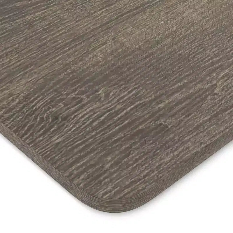 Costway Plateau de Table Monobloc 48 x 24 avec Coins Arrondis Sûrs pour Bureau à Domicile DIY Noir/Naturel/Marron Rustique/Blanc/Gris