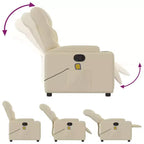 vidaXL Fauteuil inclinable de massage électrique