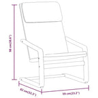 vidaXL Fauteuil d'appoint Fauteuil relaxant Siège de bureau Meuble en tissu - Gris clair