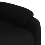 vidaXL Fauteuil de massage inclinable Tissu noir