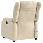 vidaXL Fauteuil de massage inclinable Tissu noir