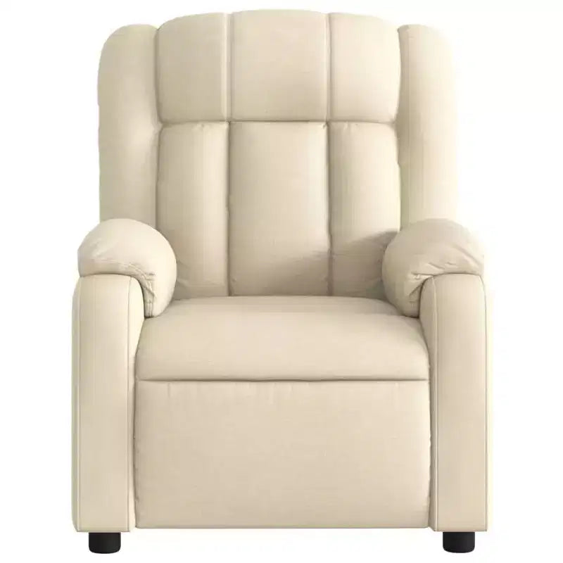 vidaXL Fauteuil de massage inclinable Tissu noir