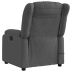 vidaXL Fauteuil de massage inclinable Tissu noir