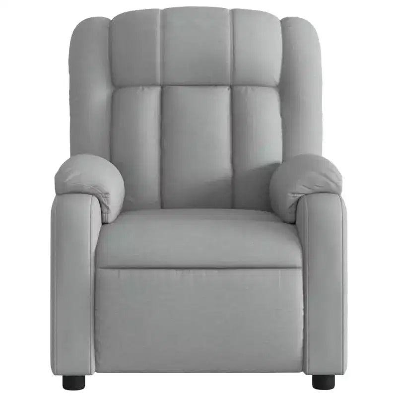 vidaXL Fauteuil de massage inclinable Tissu noir